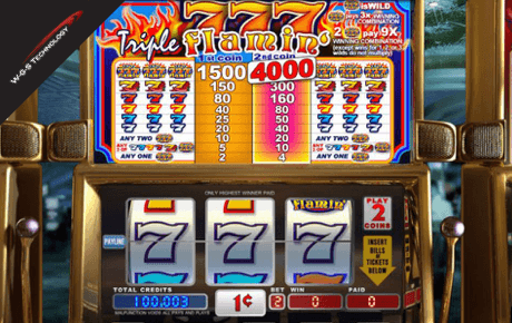 Flaming Sevens Slot Machine Free